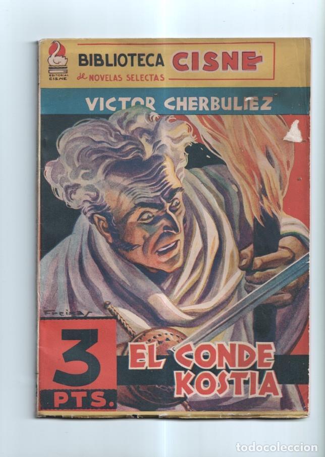 Libri di seconda mano: Biblioteca Cisne de novelas selectas numero 3: El conde Kostia - Victor Cherbuliez