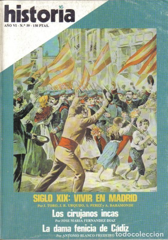 Libros: Historia 16 numero 059: Siglo XIX: Vivir en Madrid - Varios - Foto 1