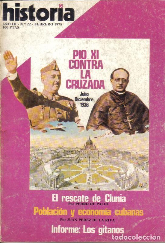 books: Historia 16 numero 022: Pio XI contra la Cruzada - Varios