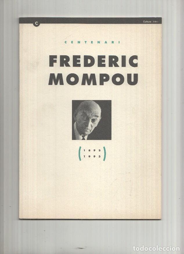 books: Frederic Mompou 1893-1987: Semblanza - Varios