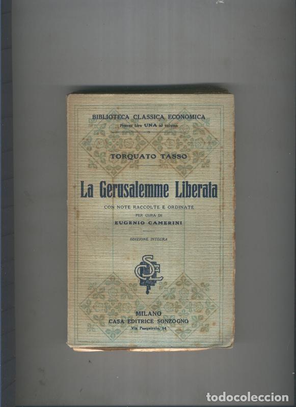 Libros: La Gerusalemme Liberata - Turquato Tasso - Foto 1