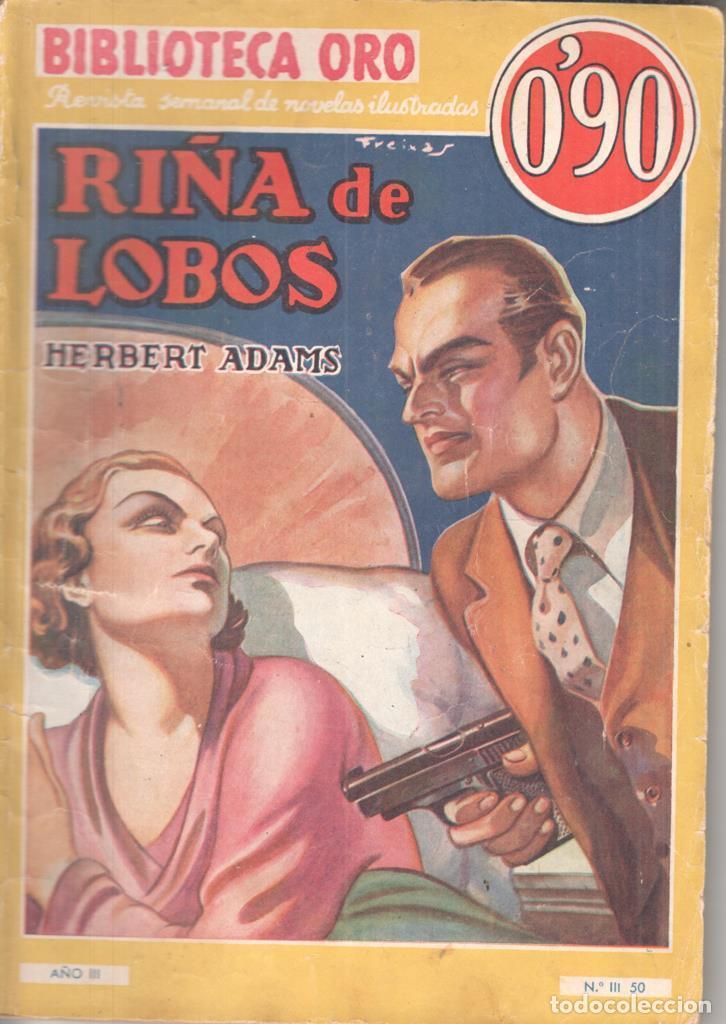 Libros: Biblioteca Oro Amarilla numero III-50: Ri&ntilde;a de lobos - Herbert Adams