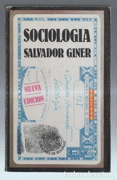 Libros: Ediciones de Bolsillo: Sociologia - Salvador Giner - Foto 1