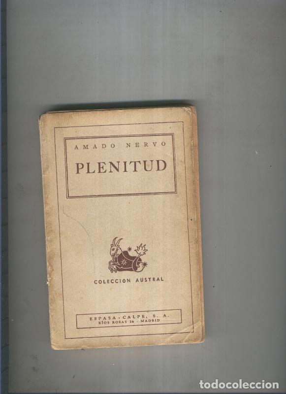 books: Plenitud - Amado Nervo