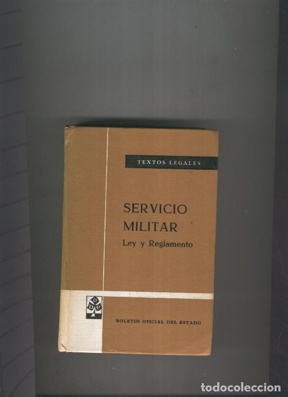 Libros: Servicio militar. Ley y Reglamento - Varios - Foto 1