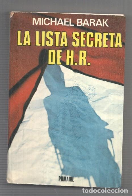 Libros: La lista secreta de H.R. - Michael Barak - Foto 1