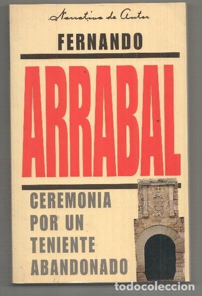 Livros em segunda m&atilde;o: Ceremonia por un teniente abandonado - Fernando Arrabal