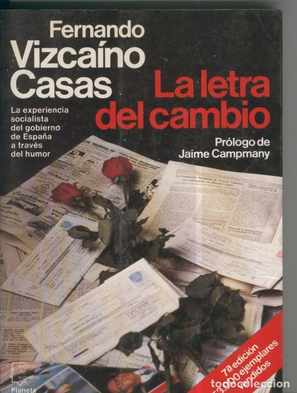 Libros: Espejo de Espa&ntilde;a: La letra del cambio - Fernando Vizcaino Casas