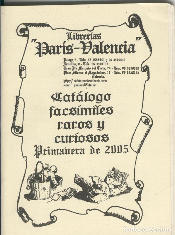 Libros: Catalogo Libreria Paris Valencia primavera 2005 - Varios - Foto 1
