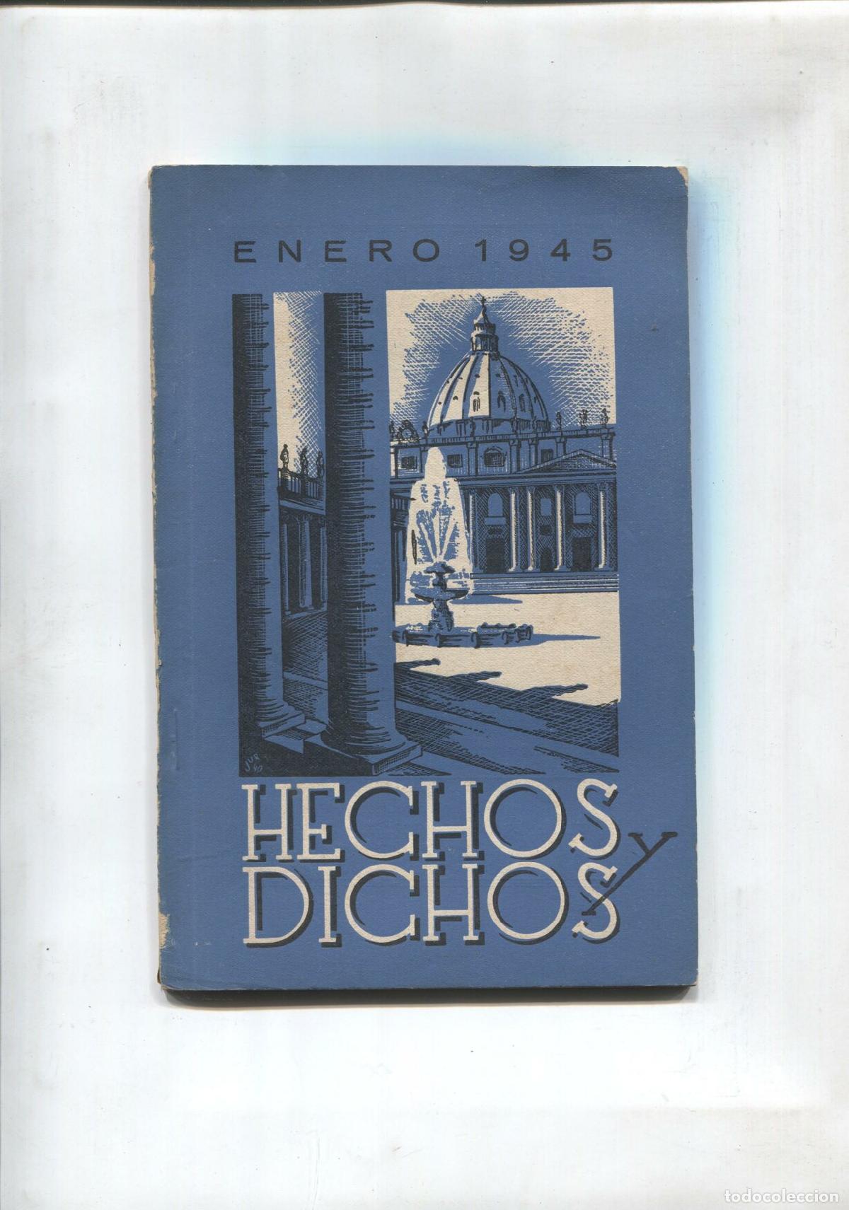 Libros: Hechos y dichos numero 122 - Varios - Foto 1