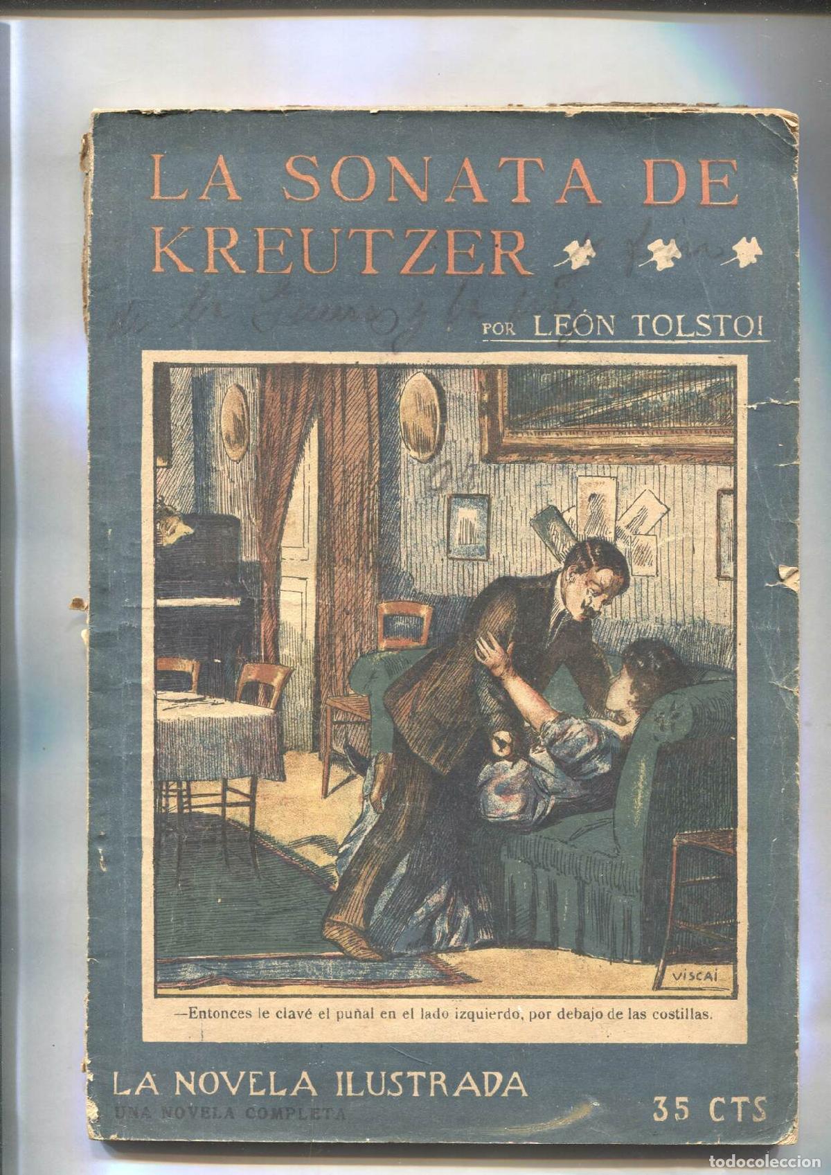 books: La sonata de Kreutzer (lomo con cello cubriendolo) - Leon Tolstoi