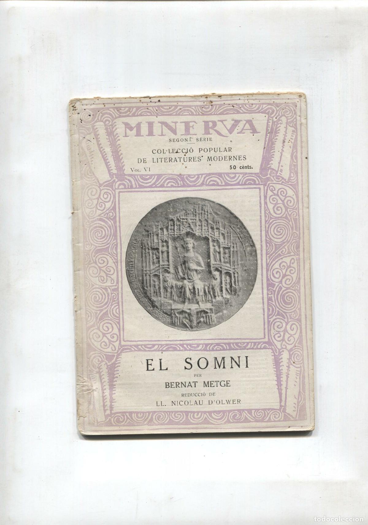 Libros: Coleccion Minerva: El Somni - Bernat Metge - Foto 1