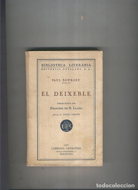 Libros: El Deixeble - Paul Bourget - Foto 1