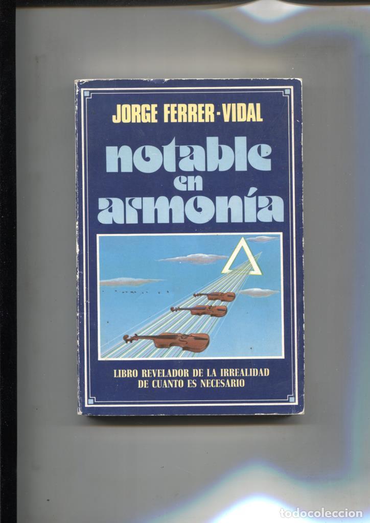Libros: Notable en armonia - Jorge Ferrer Vidal - Foto 1