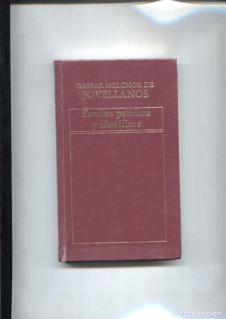 Libri di seconda mano: Historia Universal de la Literatura numero 86: Escritos politicos y filosoficos - Gaspar Melchor de