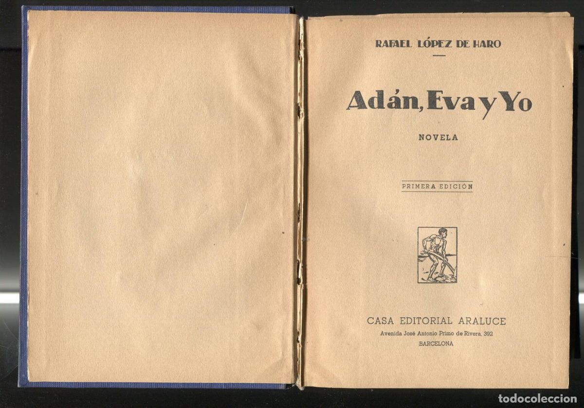Libros: Adan, Eva y yo - Rafael Lopez de Haro - Foto 1