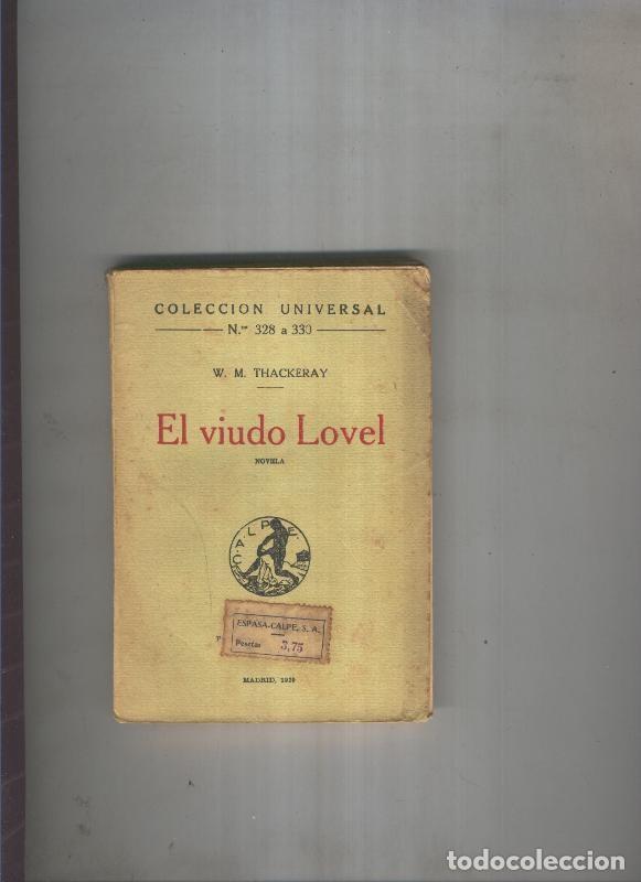 Libros: El viudo lovel - W.M. Thackeray - Foto 1