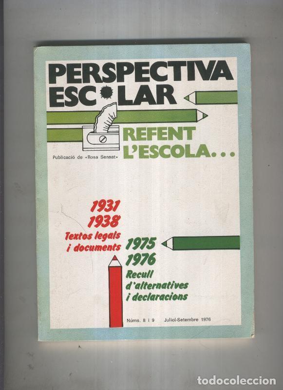 Libros: Perspectiva escolar numeros 8 y 9 - Varios - Foto 1
