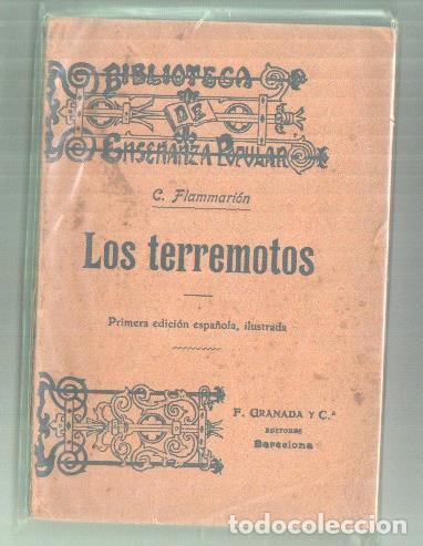 Libri di seconda mano: Biblioteca de ense&ntilde;anza popular: Los Terremotos - Camilo Flammarion