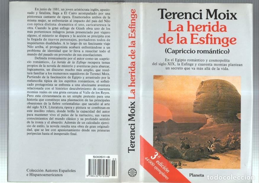 Libros: La herida de la esfinge (Capriccio romantico) - Terenci Moix - Foto 1