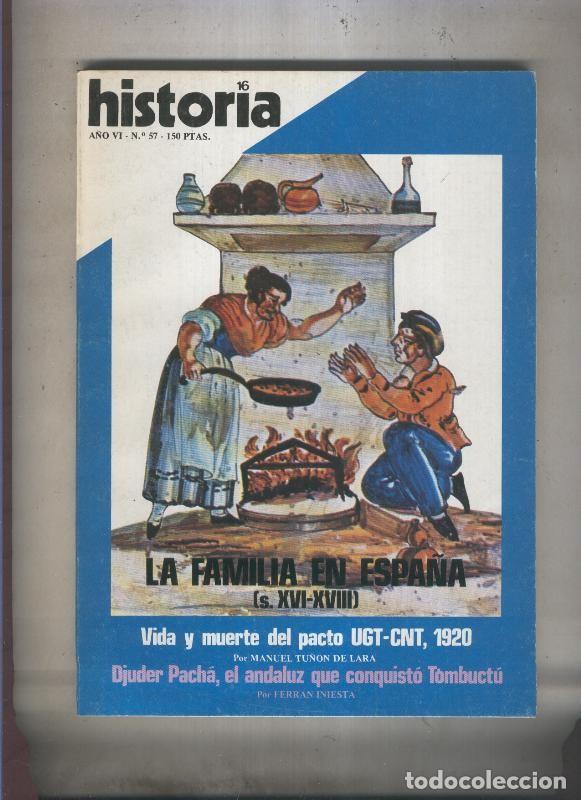 Livres: Historia 16 numero 057: La familia en espaq&ntilde;a siglo XVI-XVIII - Varios