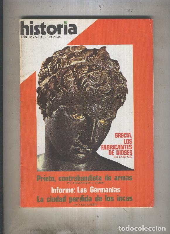Libros: Historia 16 numero 033: Grecia, los fabricantes de dioses - Varios