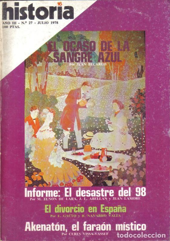 B&uuml;cher: Historia 16 numero 027: El ocaso de la sangre azul - Varios