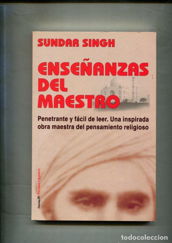 Libros: Ense&ntilde;anzas del maestro - Sundar Singh - Foto 1