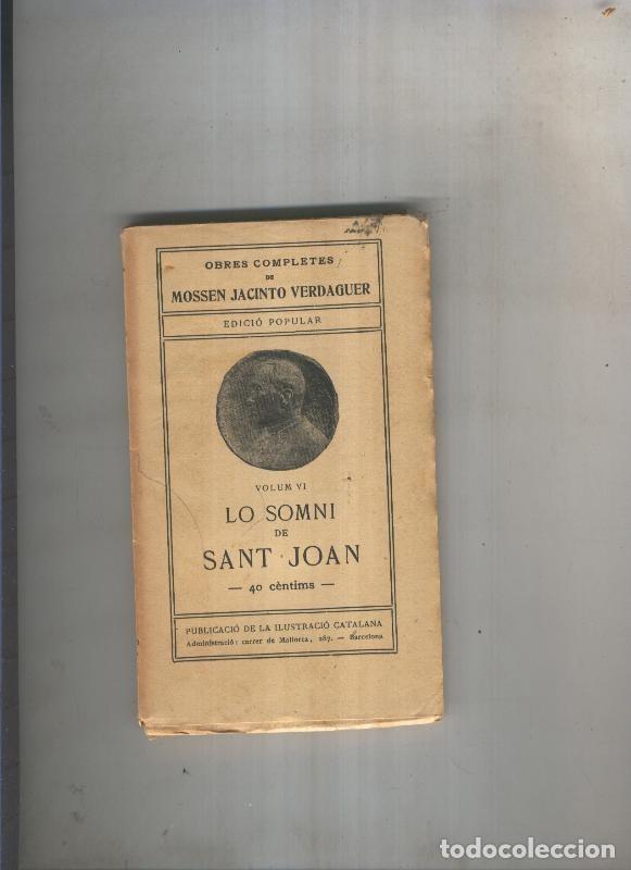 Libros: Lo somni de Sant Joan Volum VI - Mossen Jacinto Verdaguer
