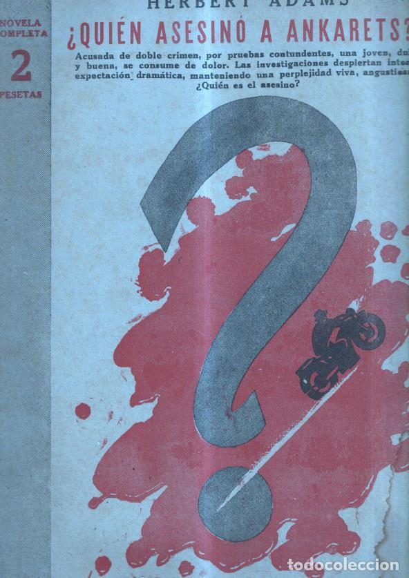 Libros: Quien asesino a Ankarets - Herbert Adams