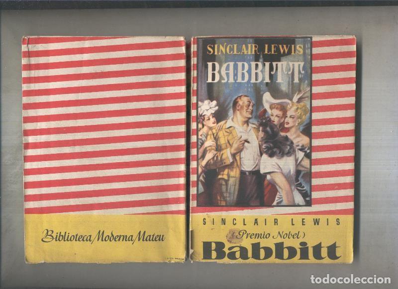 Libros: Biblioteca Moderna Mateu: Babbitt - Sinclair Lewis - Foto 1