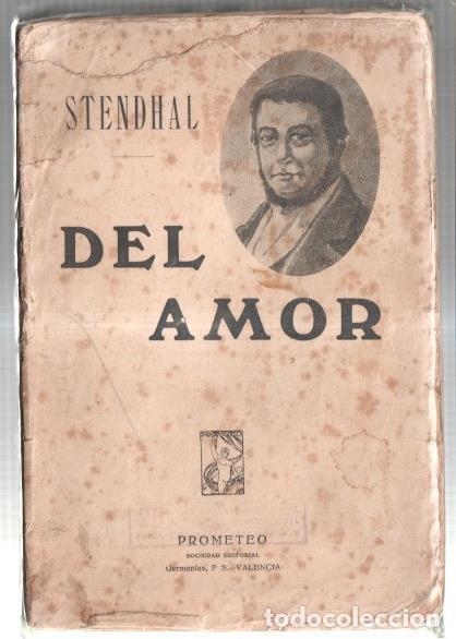 Libros: Del amor (ejemplar aviejado) - Stendhal - Foto 1