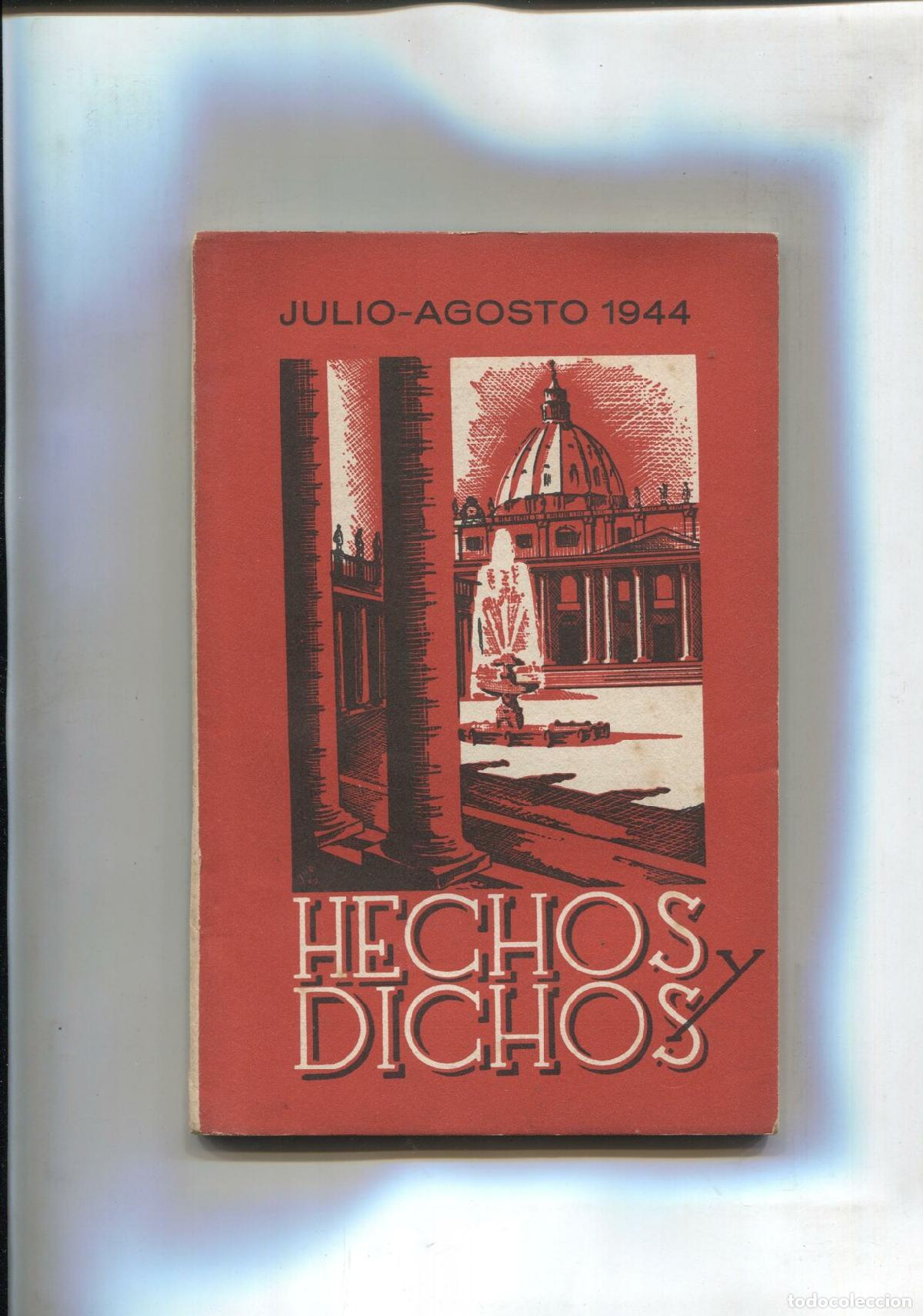 Libri di seconda mano: Hechos y dichos numero 117 - Varios