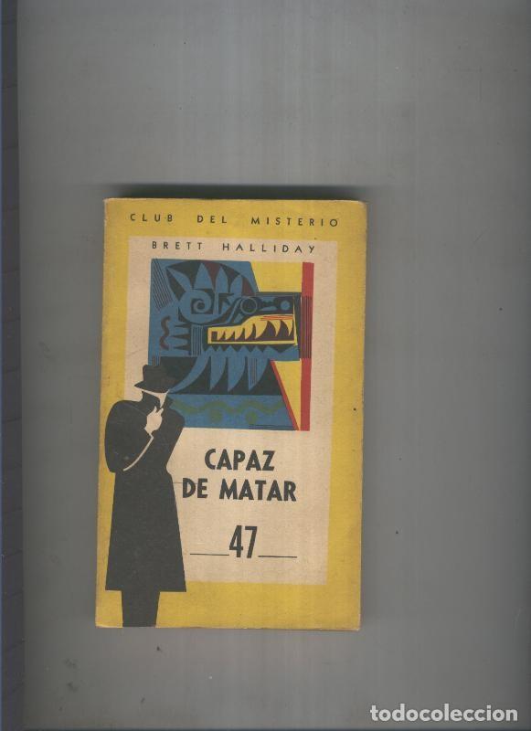 Libri di seconda mano: Club del Misterio 047: Capaz de matar - Brett Halliday