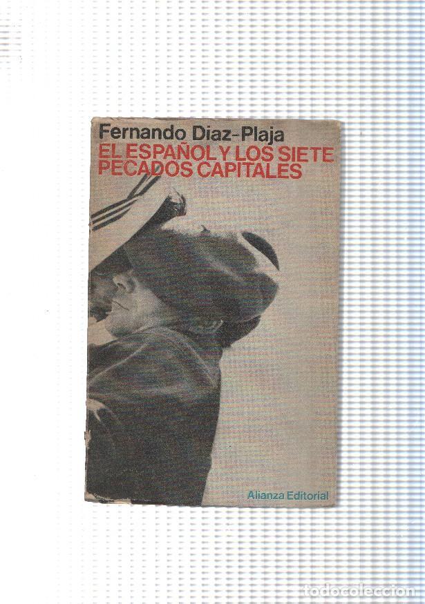 Libros: El espa&ntilde;ol y los siete pecados capitales (ilustrado por Mingote) - Fernando Diaz-Plaja