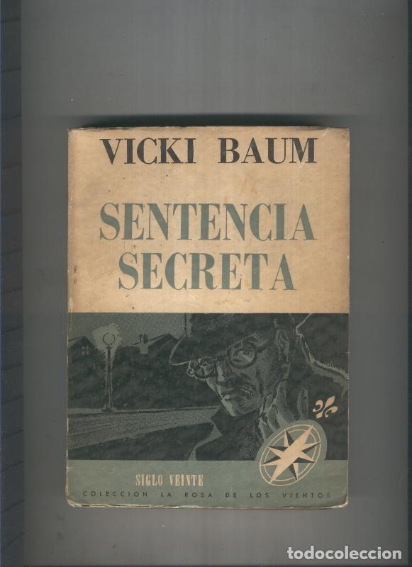 Libros: Sentencia secreta - Vicki Baum - Foto 1