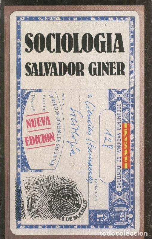 Libros: Sociologia - Salvador Giner - Foto 1