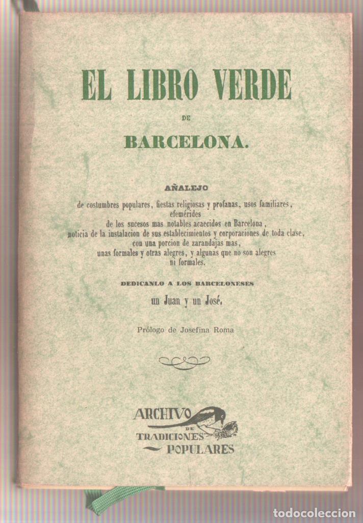 Libros: El libro verde de Barcelona - Varios - Foto 1