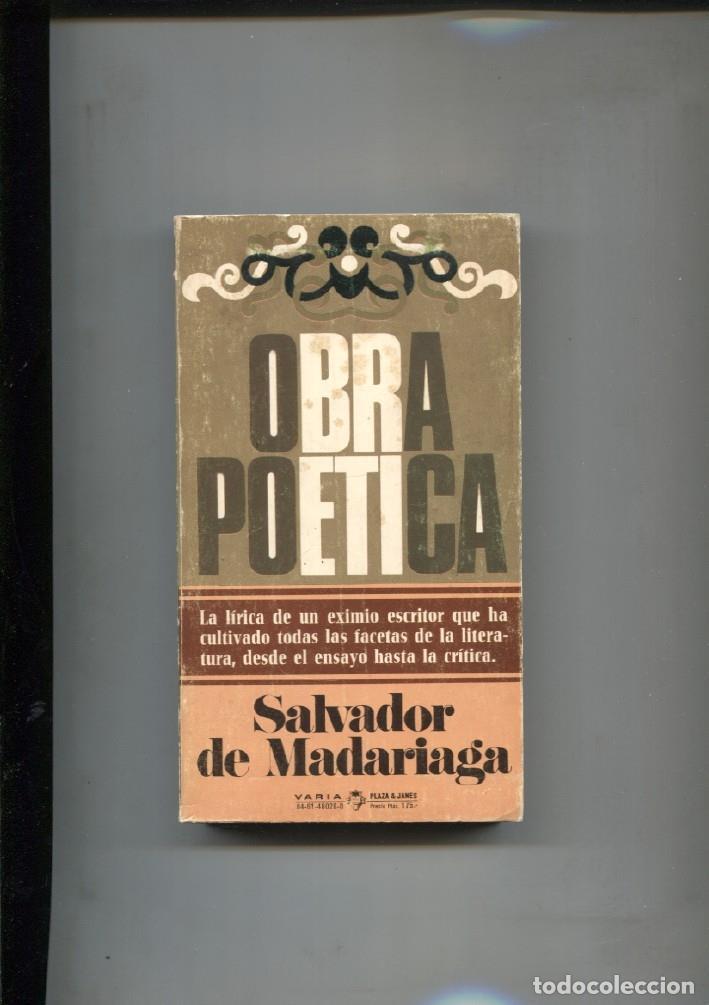 Libri di seconda mano: Obra poetica de Salvador de Madariaga - Salvador de Madariaga