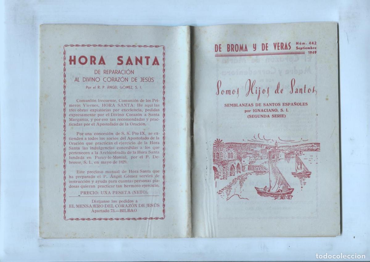 Libros: De Broma y de Veras numero 442: Somos hijos de Santos: San ildefonso de Toledo - Ignaciano S,J,