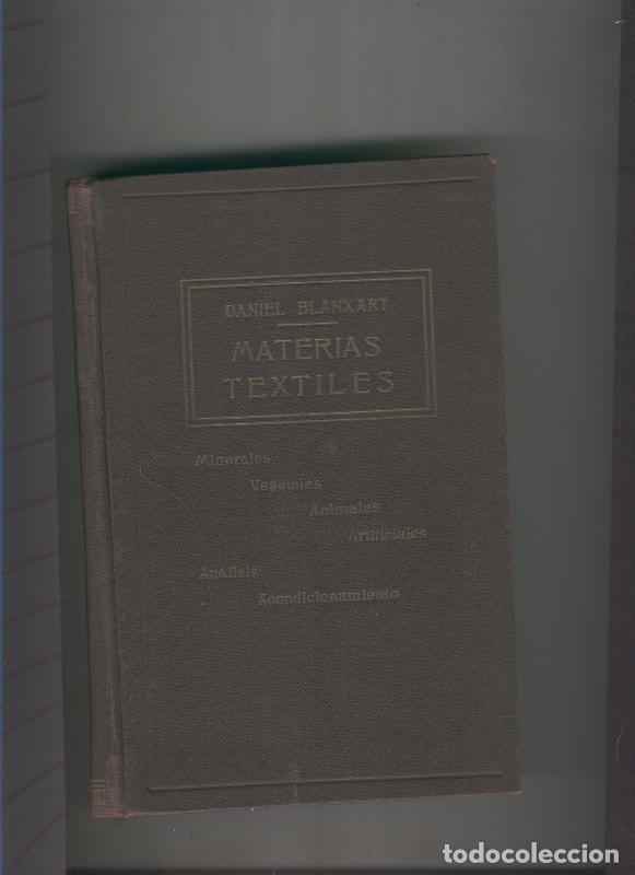 Libros: Materias textiles - Daniel Blanxart - Foto 1