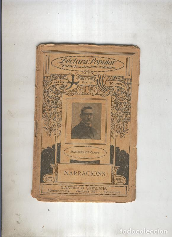Libros: Narracions - Marques de Camps - Foto 1