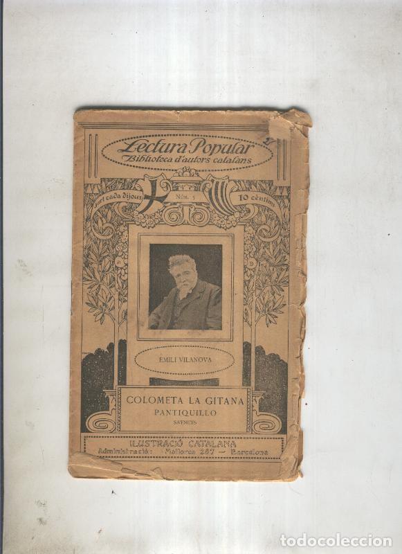 Libros: Colometa la Gitana-Pantiquillo - Emili vilanova - Foto 1