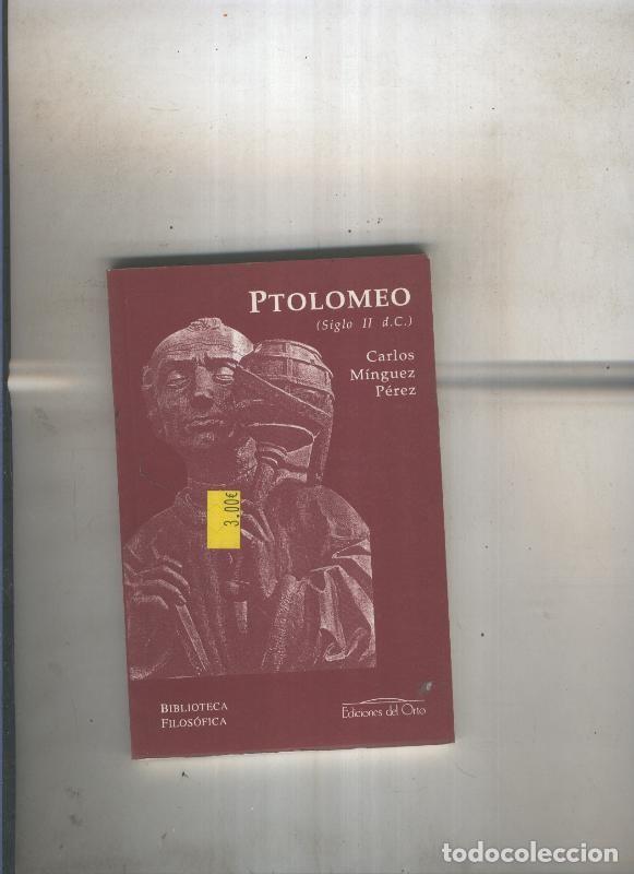 Libros: Ptolomeo ( siglo II d.C. ) - Carlos Minguez Perez
