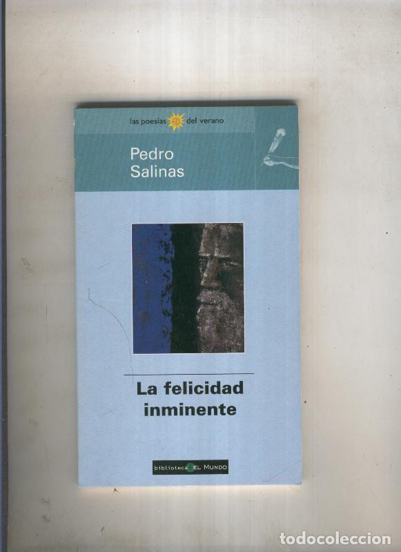 Libros: La felicidad inminente - Pedro Salinas - Foto 1