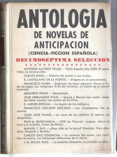 Livros em segunda m&atilde;o: Antologia de novelas de anticipacion decimoseptima seleccion - Varios