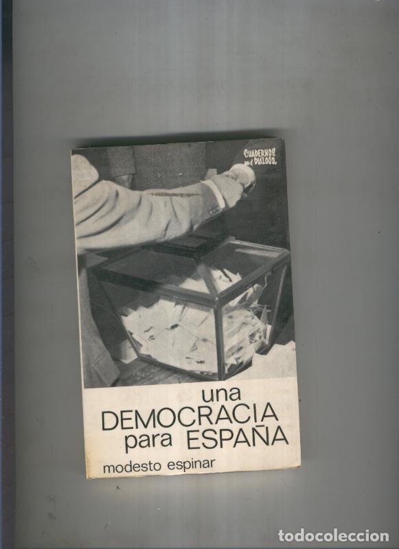 B&uuml;cher: Una democracia para Espa&ntilde;a - Modesto Espinar