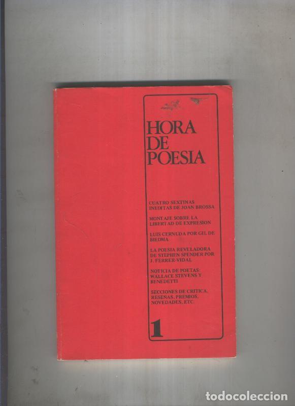 books: Hora de Poesia numero 1 - Varios