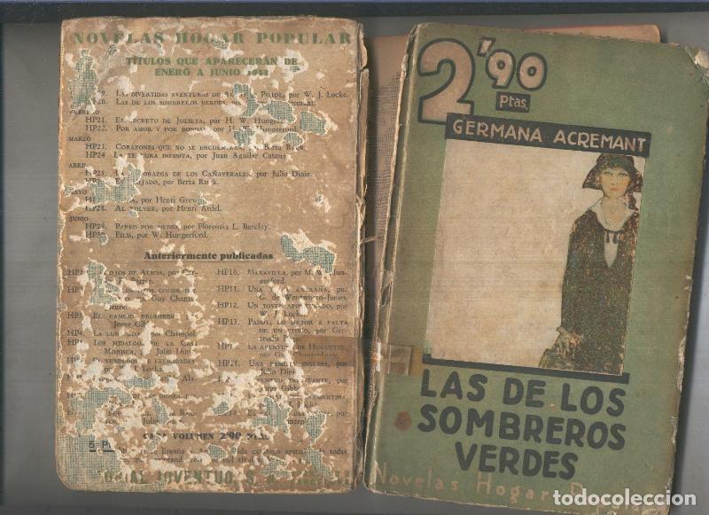Libri di seconda mano: Las de los sombreros verdes - Germana Acremant