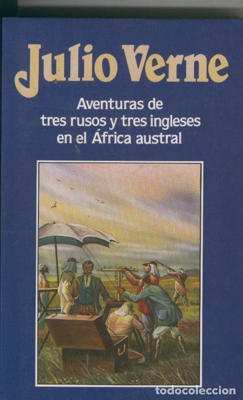 Livros em segunda m&atilde;o: Julio Verne numero 021: Aventuras de tres rusos y tres ingleses en el Africa austral - Julio Verne